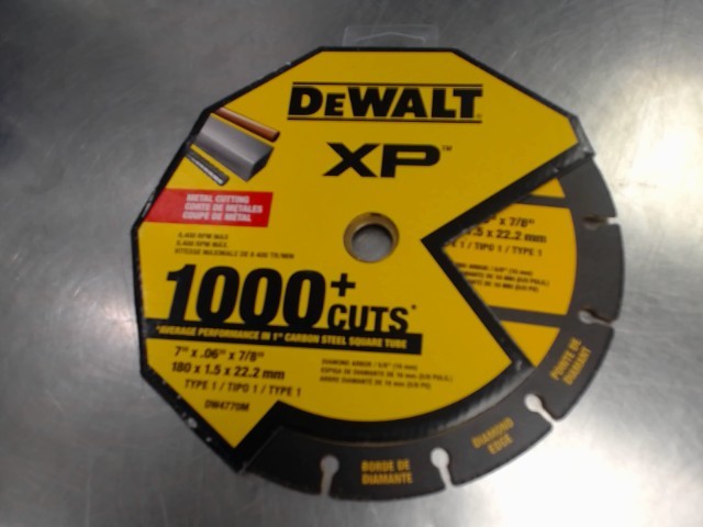 Metal cutting blade dewalt