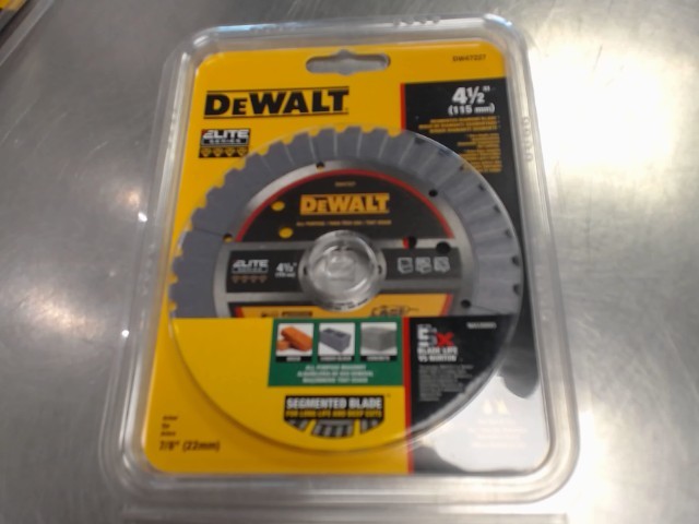 Lame dewalt 4 1/2