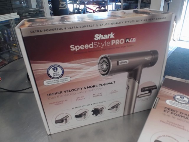 Sechoir shark speed style pro flex new