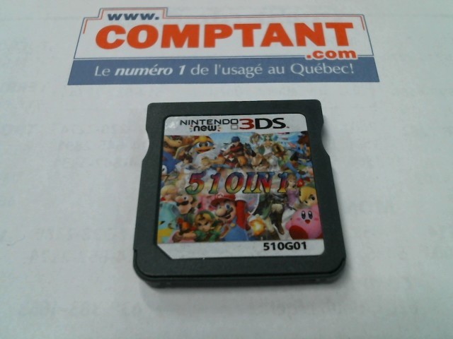 510 in 1 card (pour 3ds ''hack)+ 32gb