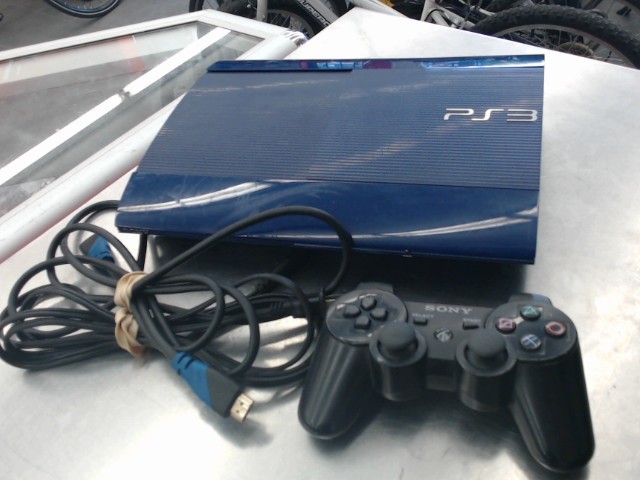Console ps3 super slim azurite blue