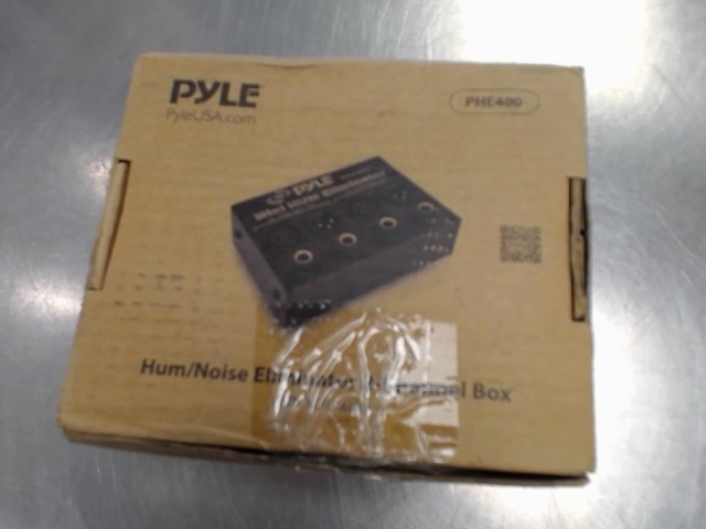 Hum/noise eliminator 2-channel box