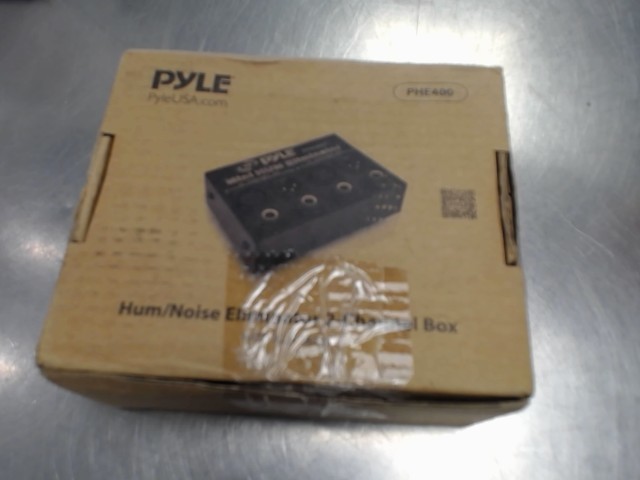 Hum/noise eliminator pyle 2-channel box