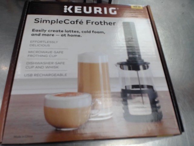 Simple cafe frother new keurig