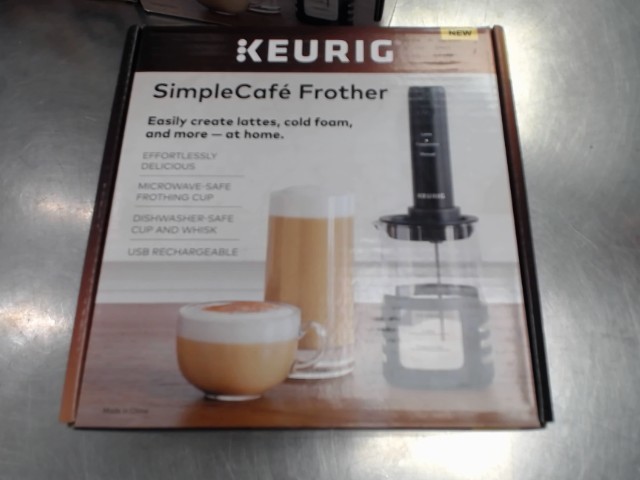 Simple cafe frother keurig new