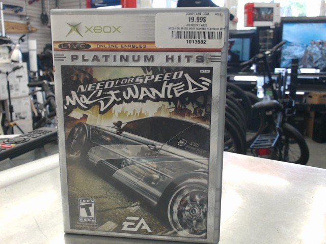 Need for speed most wanted platinum hits