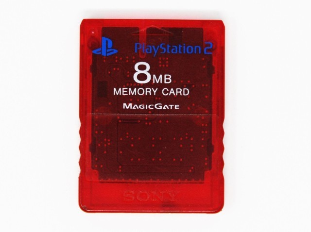 Memory card playstation rouge 8mb