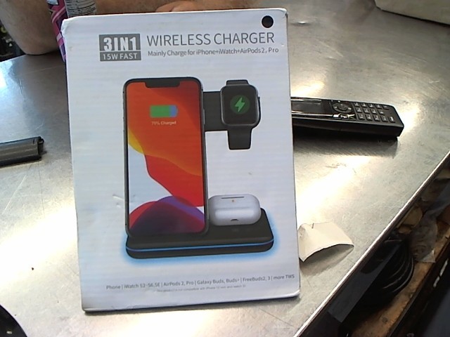 Wireless cahrger 3 in one 15w fast