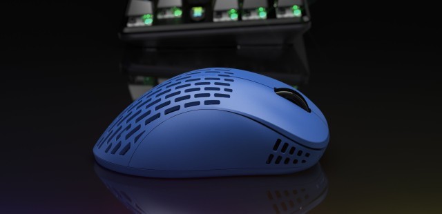 Souris de gaming pulsat xlite bleu