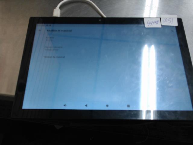 Tablette pas de chargeur