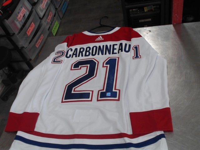 Chandail carbonneau signer canadiens