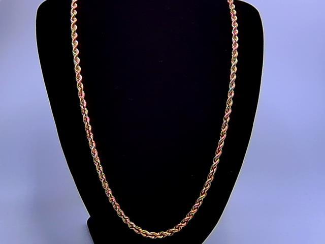 CHAINE TORSADE EN OR 10KT