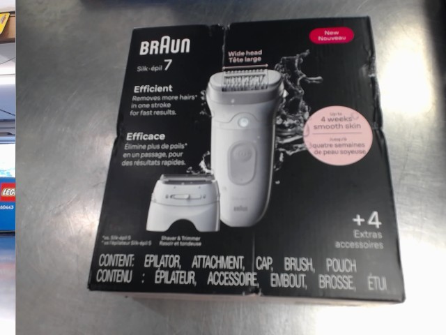 Epilateur braun se7 neuf