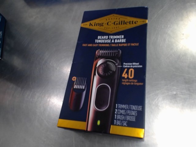 Beard trimmer king c gillette neuf