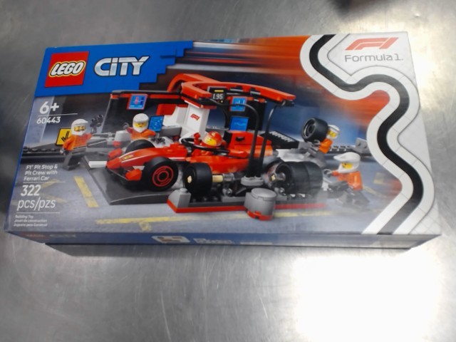 Lego f1 pit stop & pit crew neuf