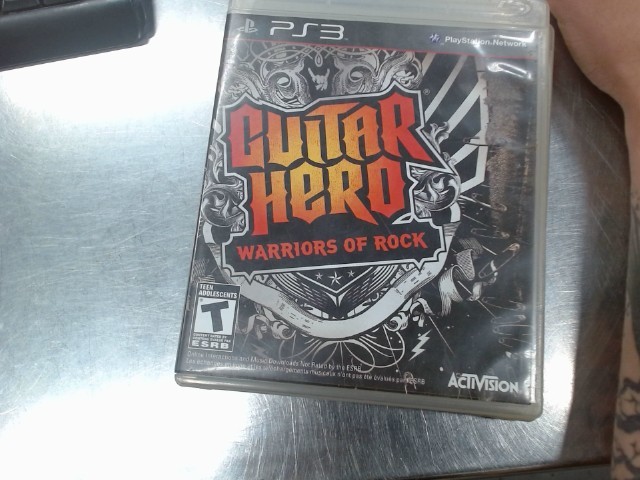 Guitar hero warriors of rock