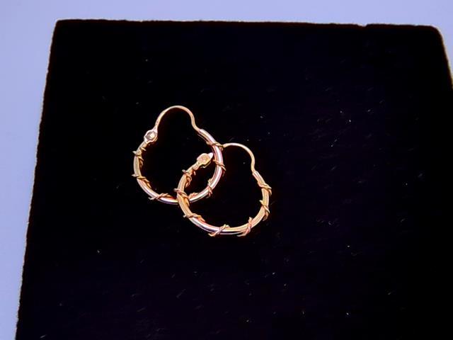 BOUCLES D OREILLES EN OR 10KT