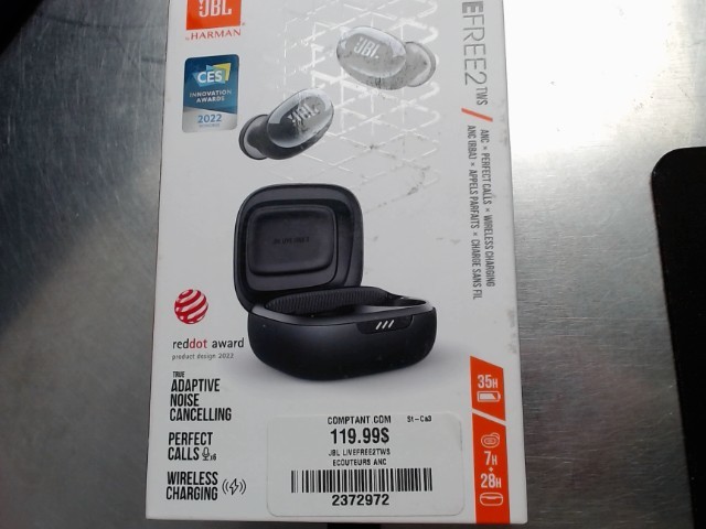 Ecouteurs sans fil noir jbl