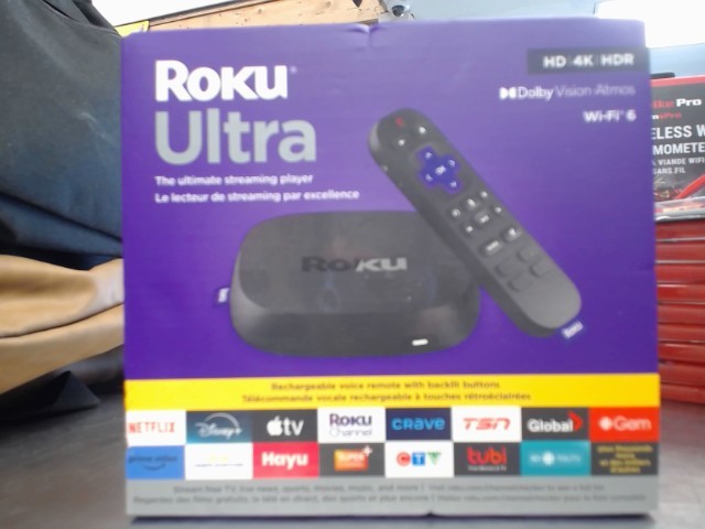 Roku ultra steaming player neuf