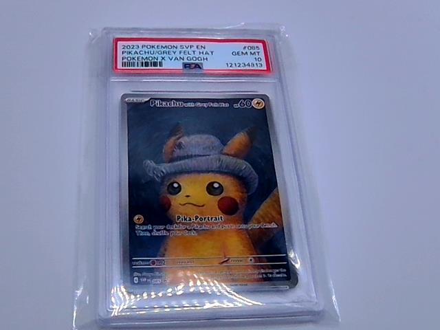 Carte pikachuxvan gogh 2023 gem mt 10