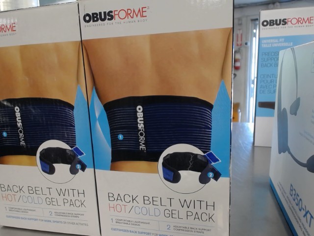 Obusforme back belt with hot/cold new