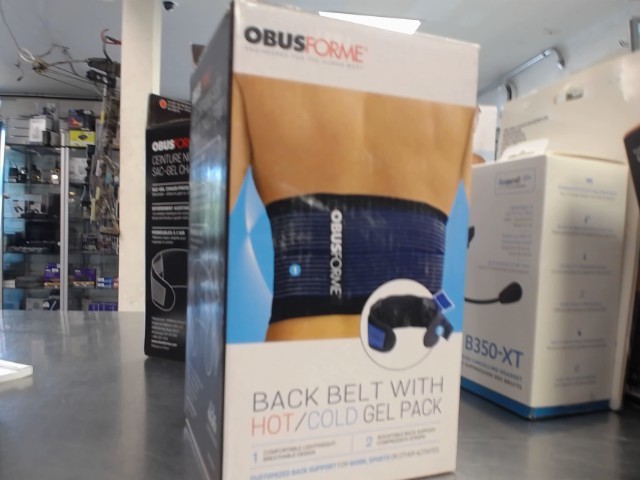 Obusforme back belt with hot/cold new