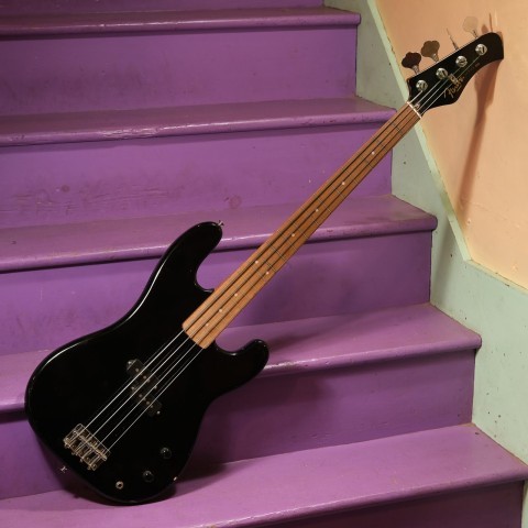 1981 electric fame hondo soft black case