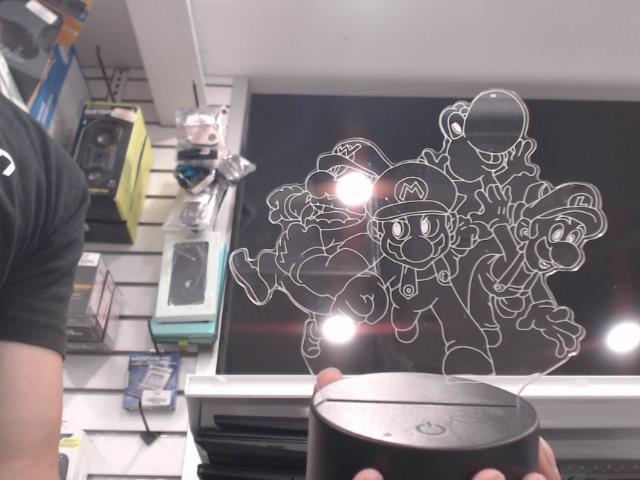 Lampe 3d mario wario yoshi et luigi