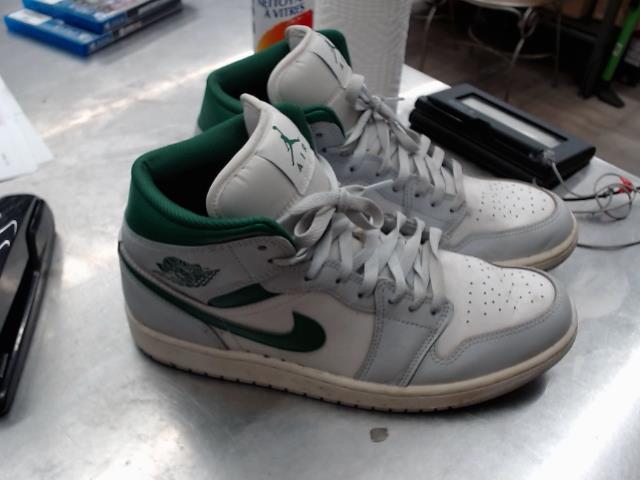 Jordan 1 blanc gris vert taille 10 homme