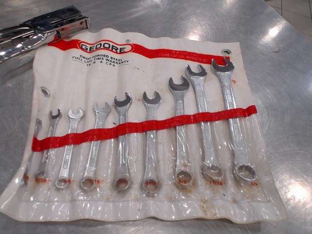 9pieces combination wrench set