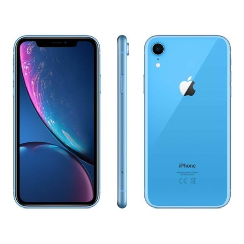 Iphone xr bleu avec case