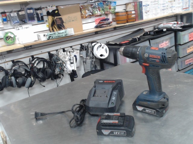 Drill 18v+2batt(1.5ah)+chargeur