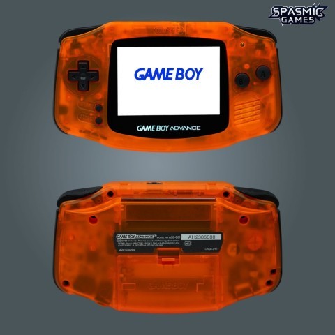 Gameboy advance transparent orange