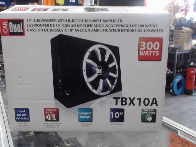 Speaker pour voiture 10 po neuf