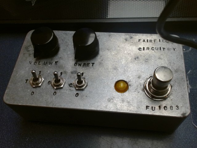 Pedale fuzz fairfield circuitry