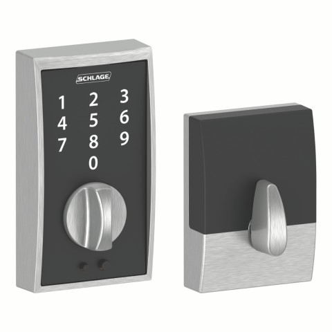 Keyless touchscreen security set