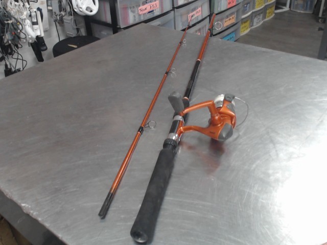 Canne peche+reel daiwa dforce ds-1-0