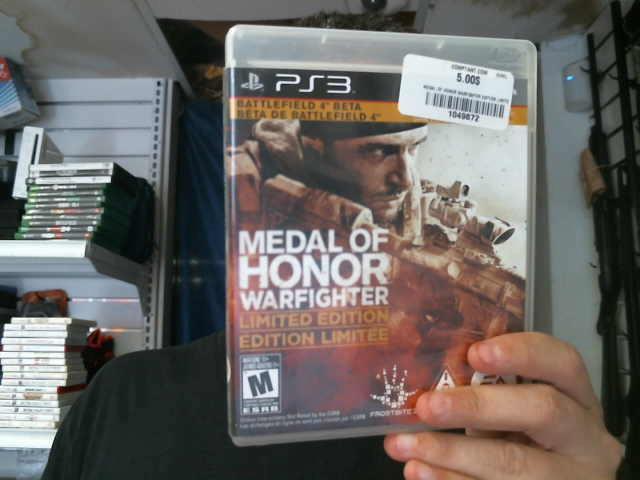 Medal of honor warfighter edition limite