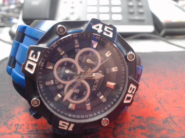 Montre invicta bleu foncer 100mm
