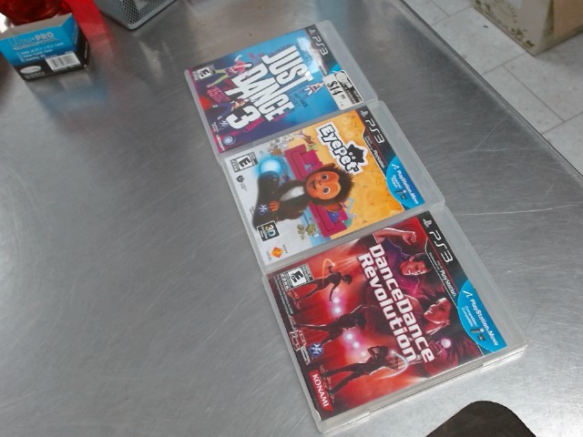 Lot de 3 jeux de ps3
