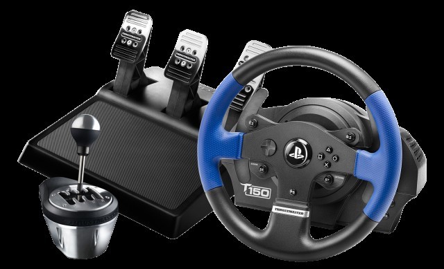 Trustmaster t150 pedals + steeling wheel