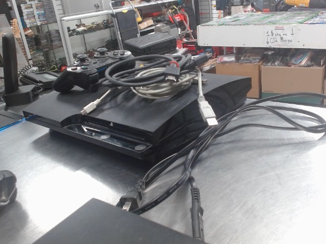 Sony ps3 + fils + 2x man meh