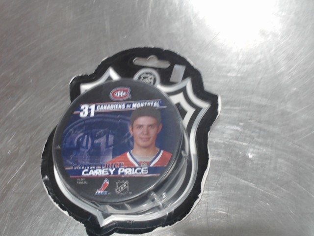 Puck carey price mtl canadien neuf
