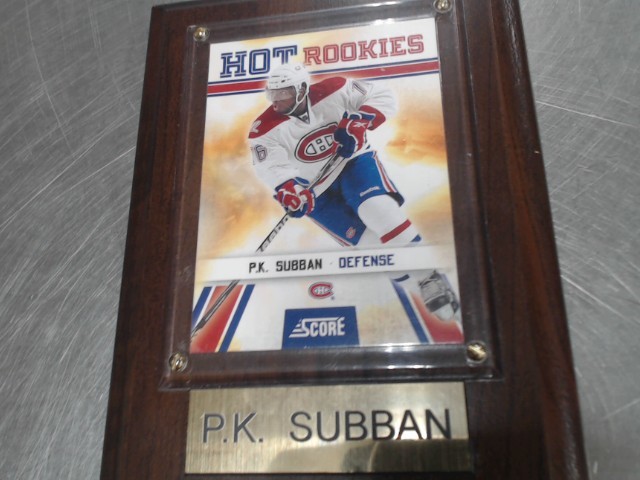 Pk subban hot rookies framed