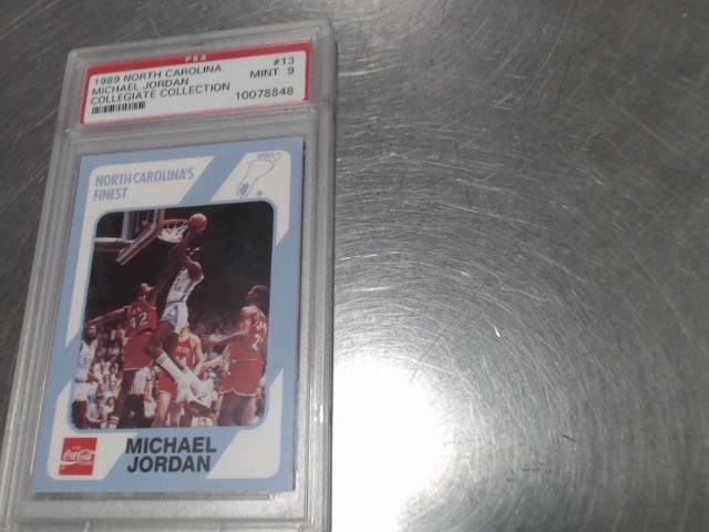 Michael jordan psa 9 mint charlotte coll