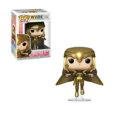 Wonder woman golden armor flying funko