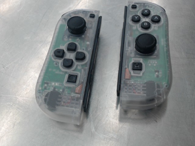 Paire joycon transparente