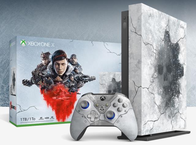 Console xbox one x gear of war edition