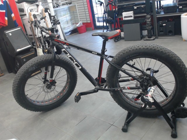 Velo fatbike (15.8/40cm, charcoal red)