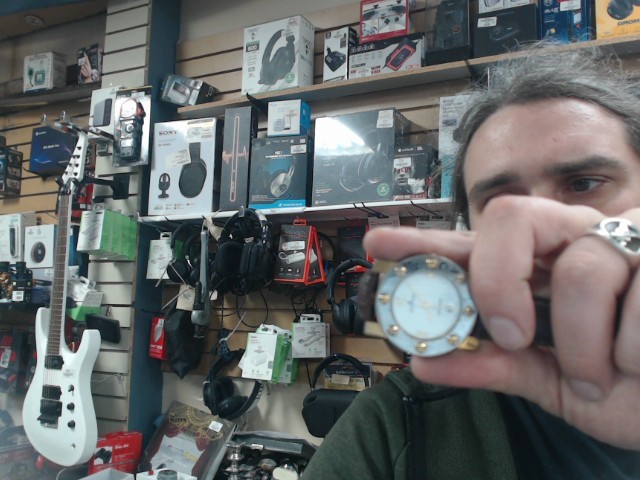 Montre vintage braslet en cuire